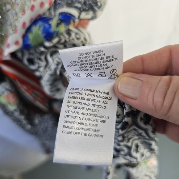 Camilla Franks Meet Me Here Short Wrap Frill Dress Size L - Picture 11 of 14